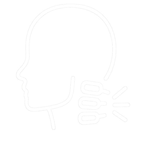 Bild 1 (Icon Kopf/Hals): Symbol für die osteopathische Behandlung von Nackenschmerzen und Verspannungen im Bereich der Halswirbelsäule.